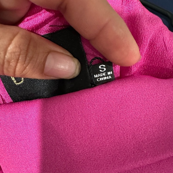 DO+BE Elegant Pink One-Shoulder Jumpsuit Size S - Picture 7 of 7